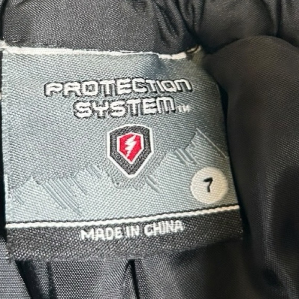 Protection System Snow Pants Youth Size 7 Ski/Snowboarding Pockets Black - Picture 7 of 8